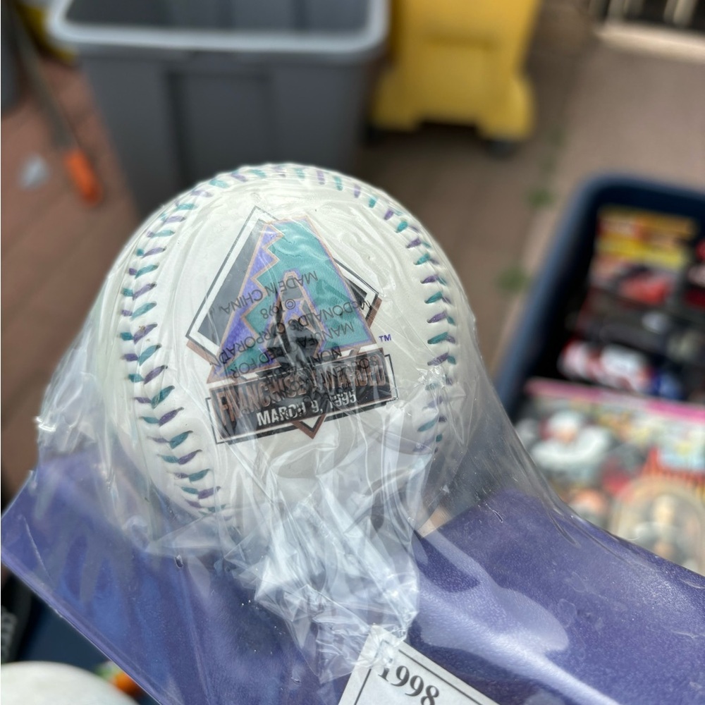 1998 McDonalds Diamond Backs Ball Stand With Ball Vintage Collectible - Picture 5 of 8